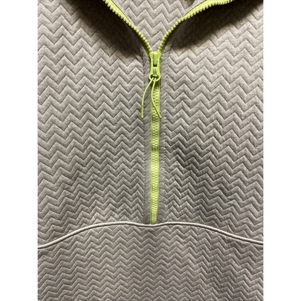 L.L.Bean Quarter Zip Up, Quilted Pattern, Women's Pull Over Preppy Soccer Mom - Picture 5 of 8